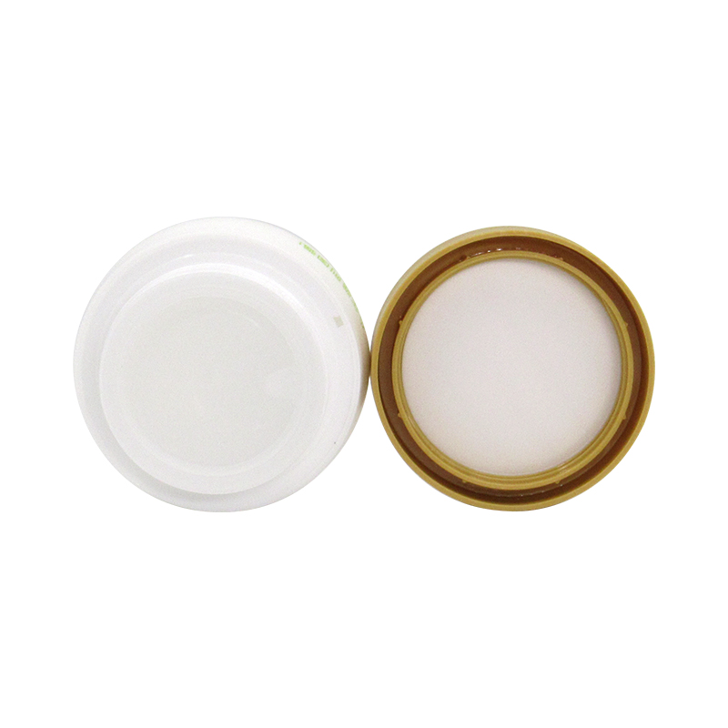 50ml white PP plastic wide mouth face cream container custom empty cosmetics cream jar packaging, accept custom