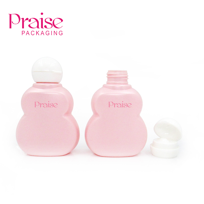 Cosmetic plastic bottle 120ml baby body lotion bottle, clamshell type empty hand cream container packaging