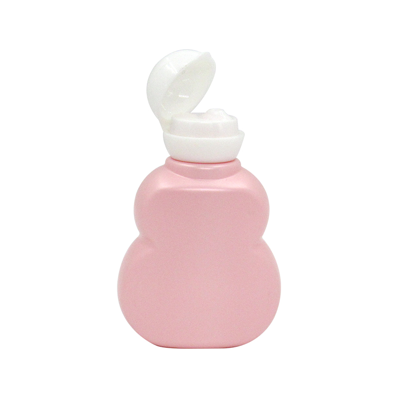 Cosmetic plastic bottle 120ml baby body lotion bottle, clamshell type empty hand cream container packaging