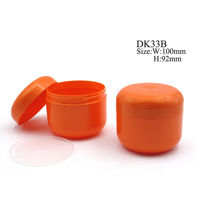 Wholesale plastic big skin care body cream cosmetic empty jar 25g 50g 60g 100g 200g 300g 500g round cream container