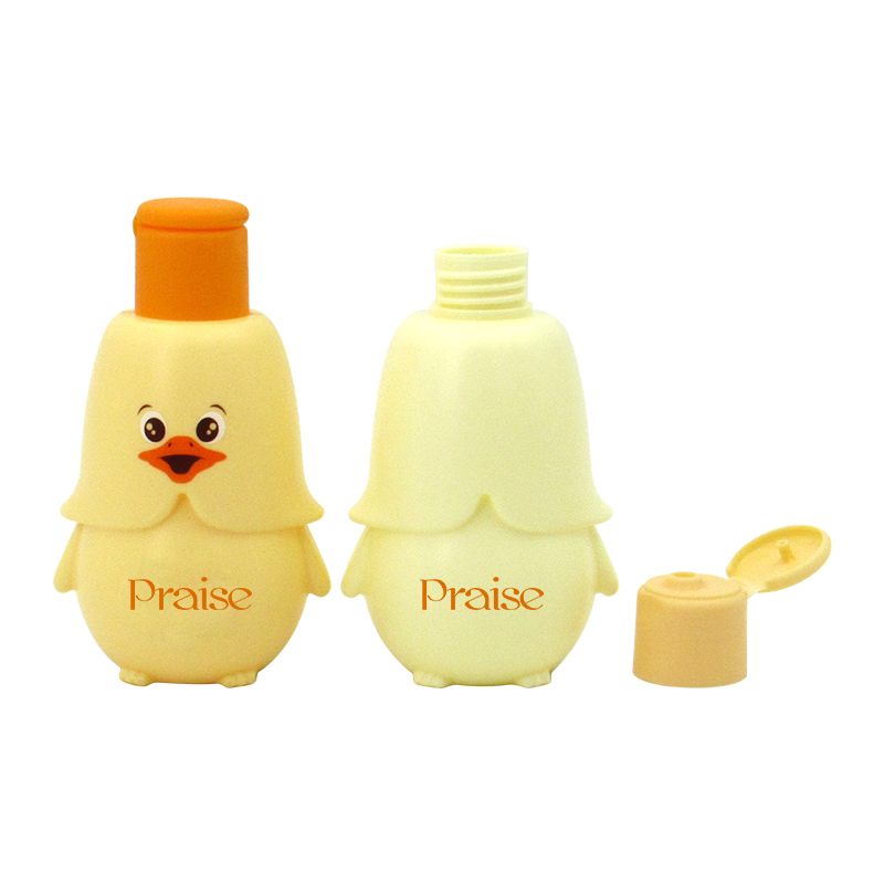 100ml/300ml/500ml cartoon baby shampoo bottle, PE plastic empty shower gel container with pump,50g face cream jar