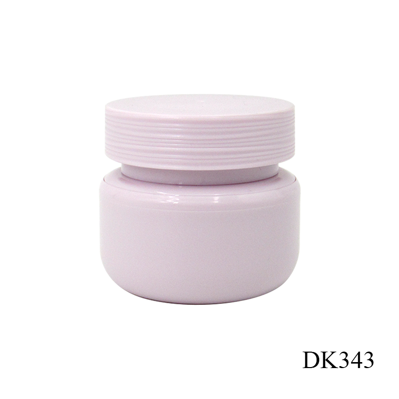 50g skin care packaging jar custom logo circular screw cap cream container, purple empty plastic jars