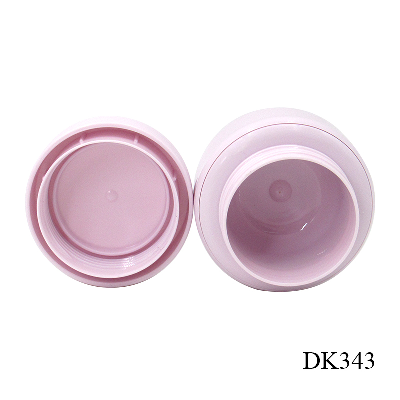 50g skin care packaging jar custom logo circular screw cap cream container, purple empty plastic jars