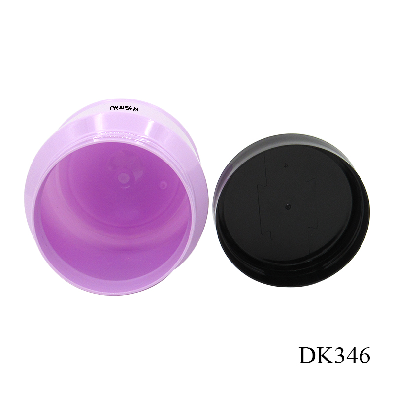 Customized cosmetic jar 800g PET plastic hair film jars with screw lid sold in factories