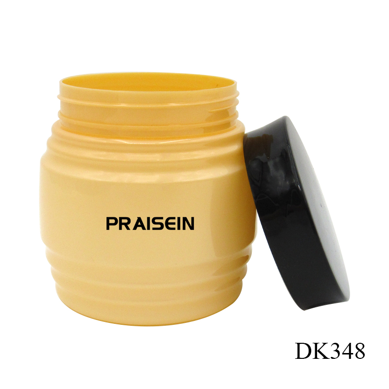 700g reusable hair cream jar PET plastic hair product containers, large plastic paste jar wholesale