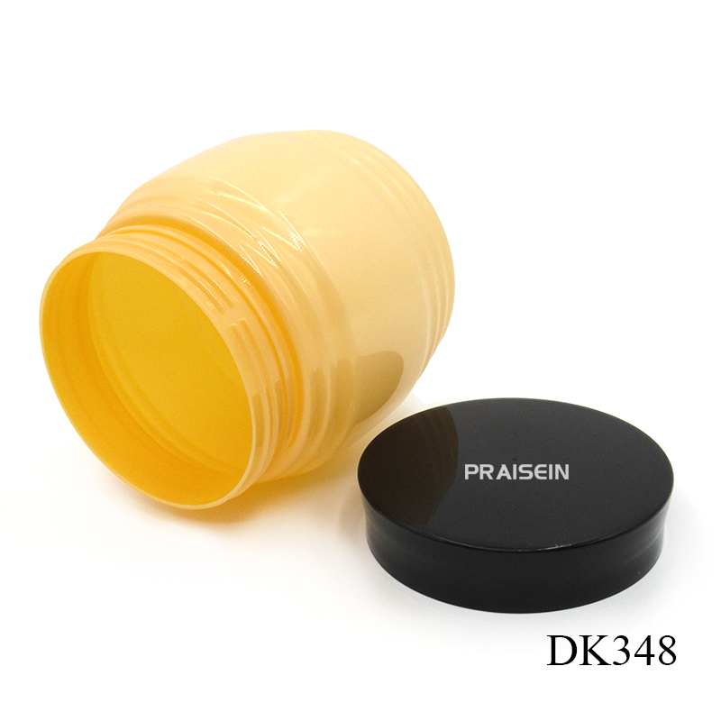 700g reusable hair cream jar PET plastic hair product containers, large plastic paste jar wholesale