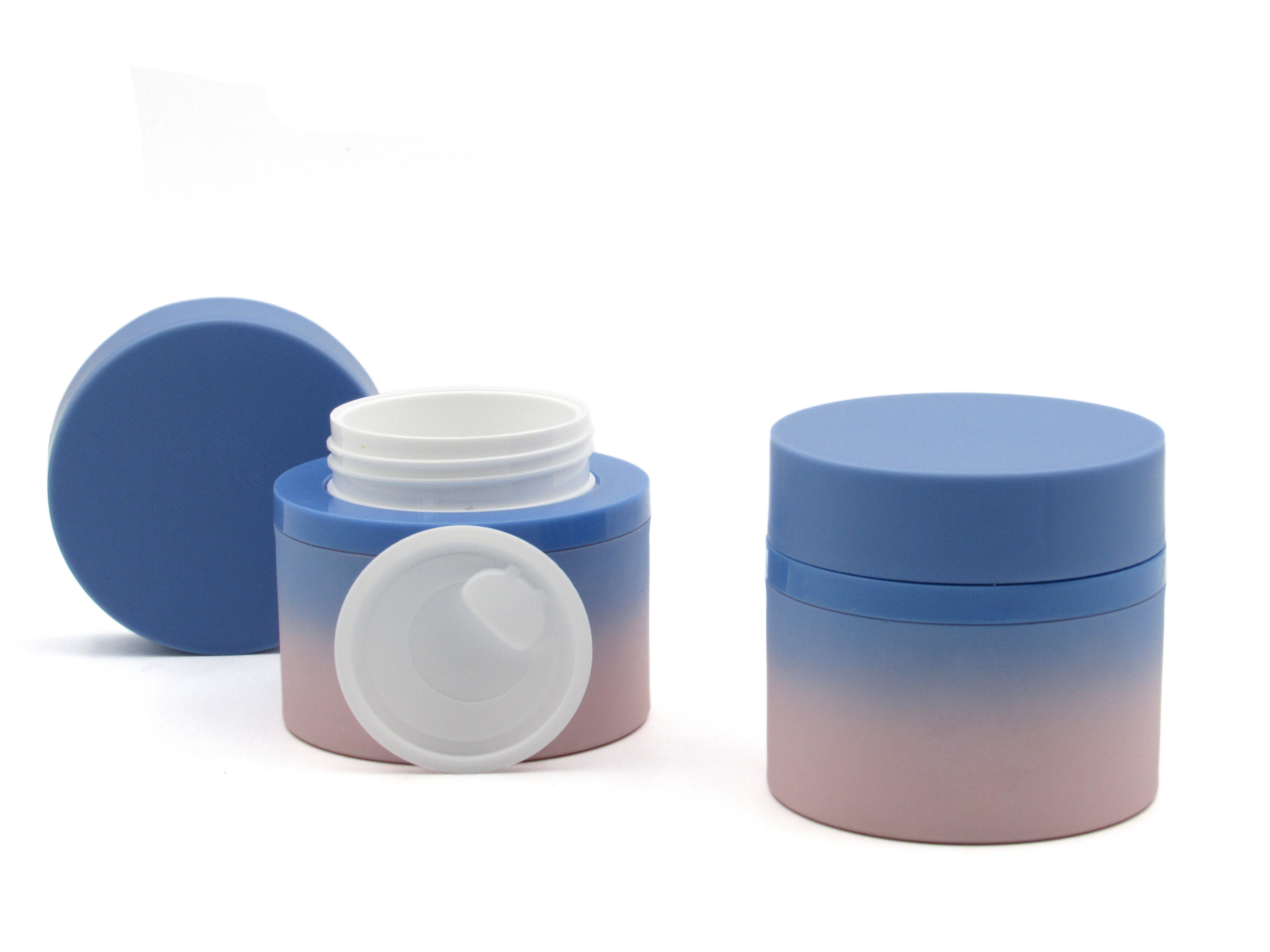 OEM logo 50ml 80ml plastic cosmetic packaging cream container