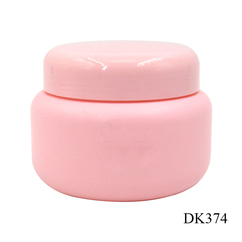 Factory outlet sales plastic cosmetic cream jar 280ml reusable round empty jar, body scrub container custom private label