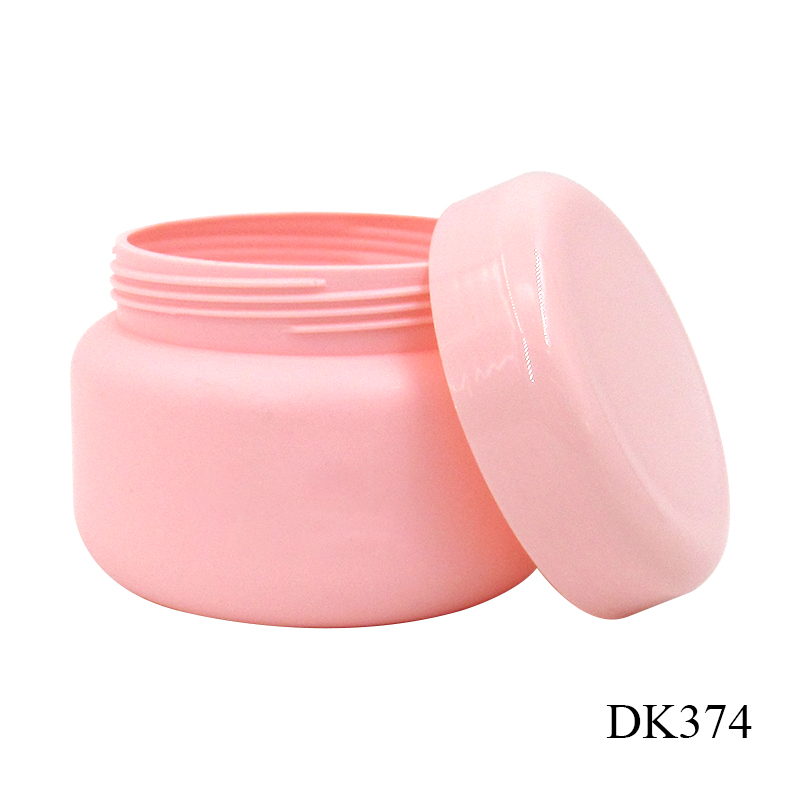 Factory outlet sales plastic cosmetic cream jar 280ml reusable round empty jar, body scrub container custom private label