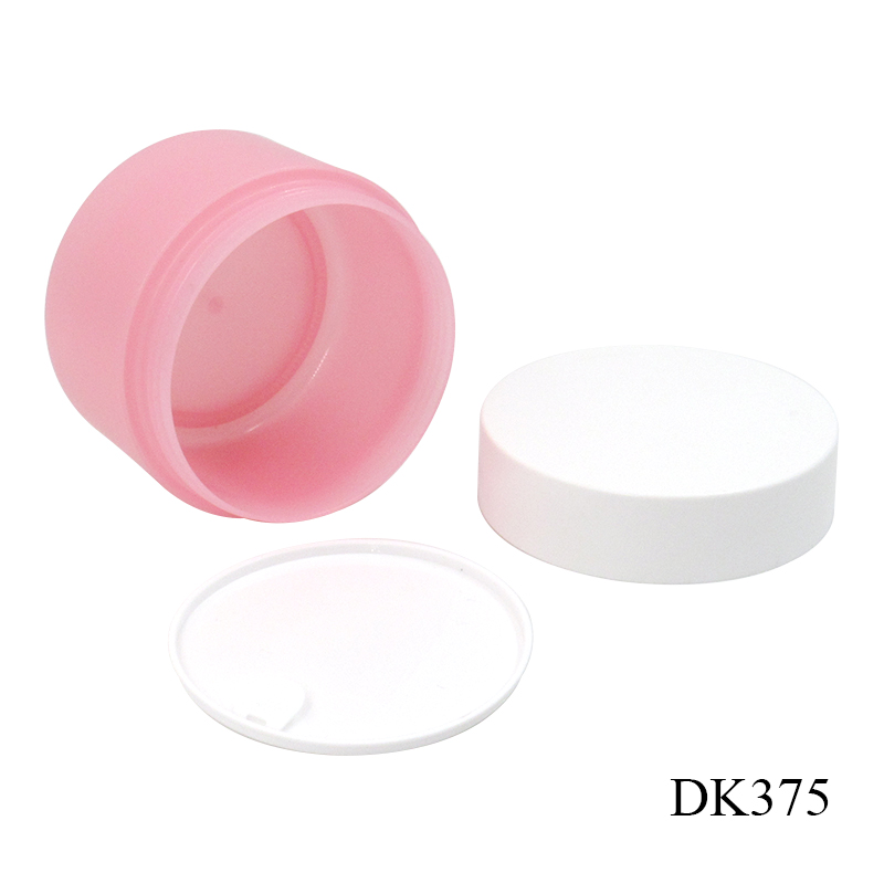 Factory supplies 250ml wide mouth round plastic cream jar, with inner padding, empty cosmetic container packaging