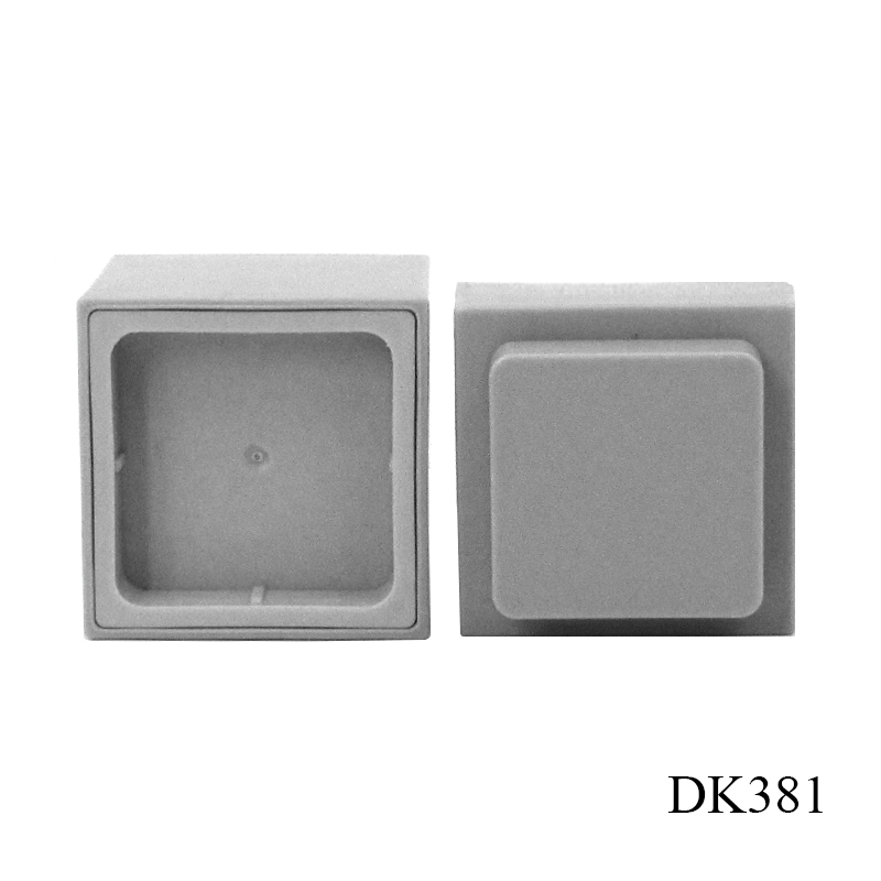 Stackable plastic cosmetic cream containers wholesale custom color, 7g portable square empty face cream jar packaging