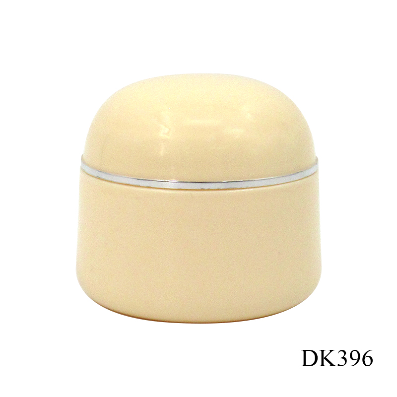 Production wholesale 50g round empty wide-mouth facial cream container with lid, plastic skin care cream jars