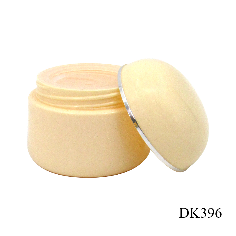 Production wholesale 50g round empty wide-mouth facial cream container with lid, plastic skin care cream jars