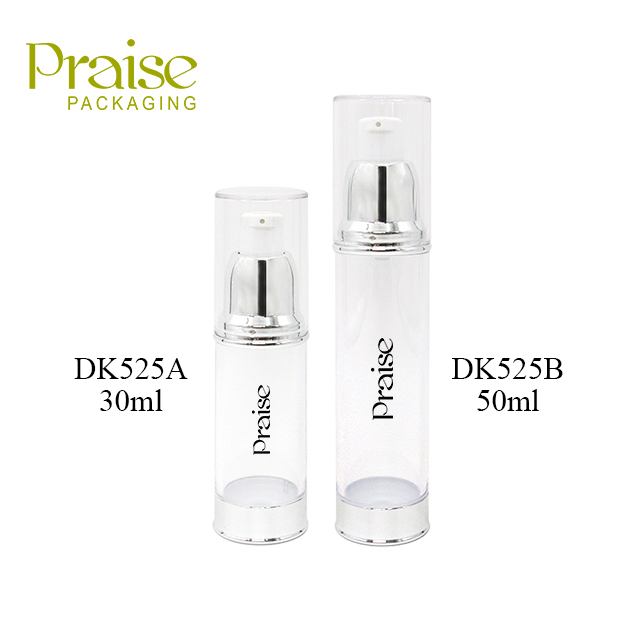 Travel portable lotion bottle separate Bottling 30ml/50ml empty circular plastic skin care essence container