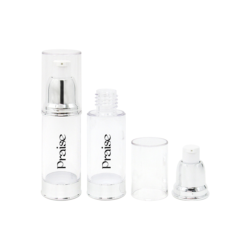 Travel portable lotion bottle separate Bottling 30ml/50ml empty circular plastic skin care essence container