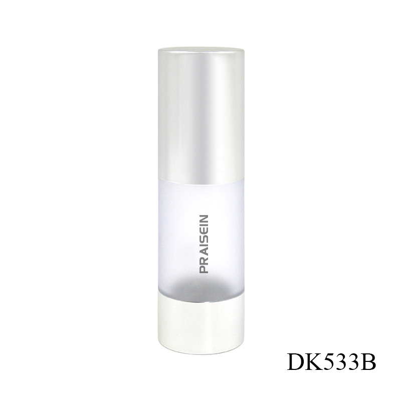 30ml AS plastic vacuum cosmetic bottle wholesale empty transparent airless pump for lotion and serum bottle