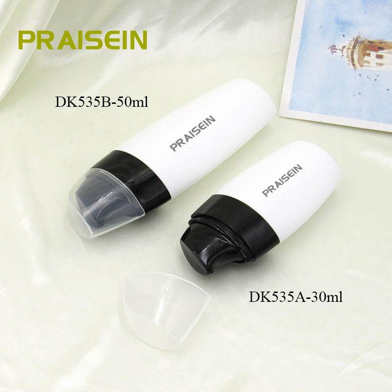 30ml 50ml white plastic lotion bottle with pump empty sunscreen container cosmetic packaging bottle