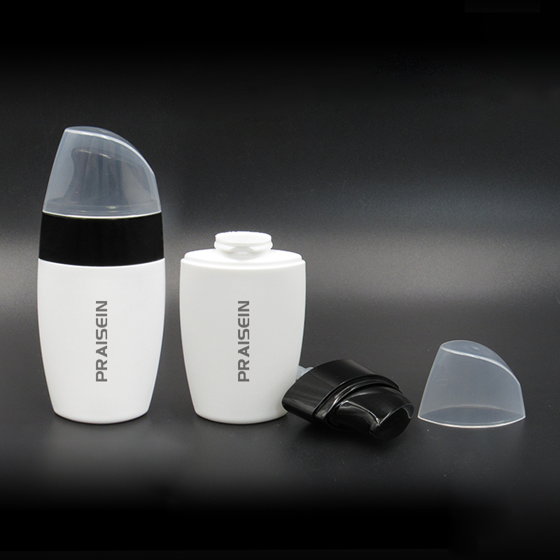 30ml 50ml white plastic lotion bottle with pump empty sunscreen container cosmetic packaging bottle