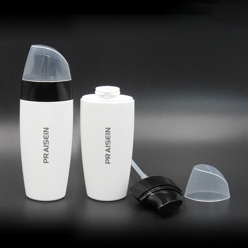 30ml 50ml white plastic lotion bottle with pump empty sunscreen container cosmetic packaging bottle