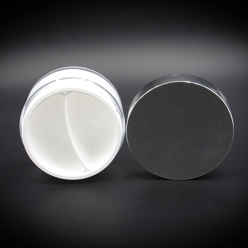 Cosmetic wholesale custom empty Eye mask jar,100g round cream plastic jar, makeup Eye mask container packaging