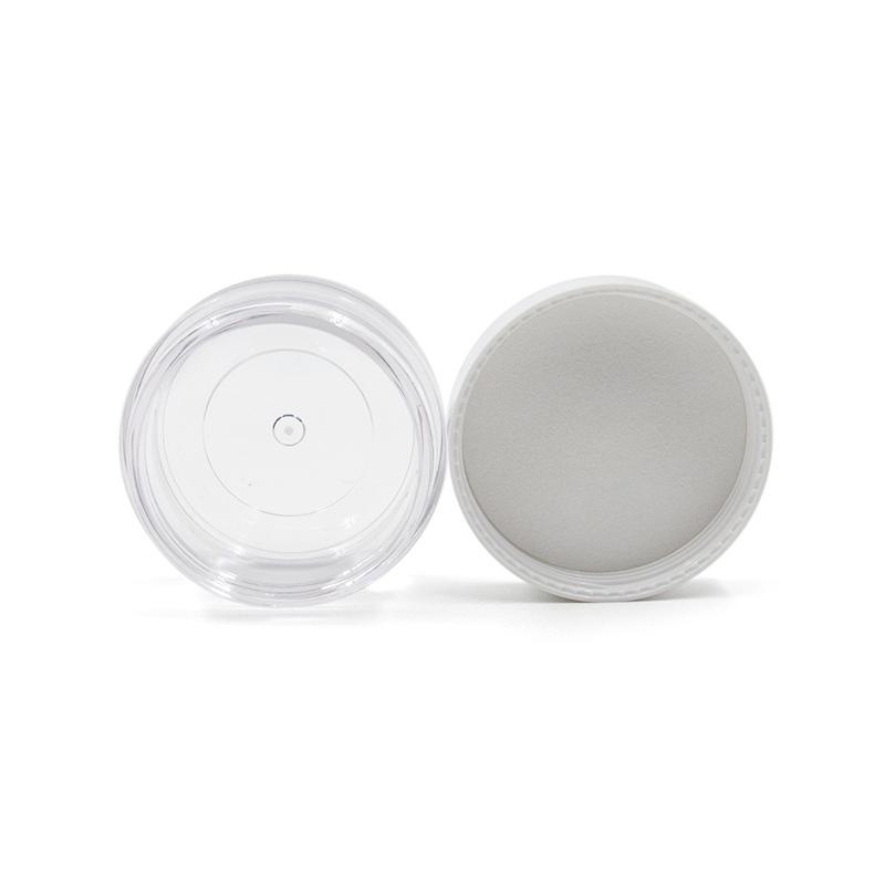 Customized round clear face cream box 30ml cosmetic cream jar mask jar plastic wide mouth empty jar