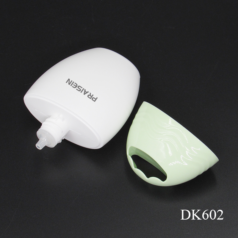 Custom made plastic PE white sunscreen bottle, 50ml extrusion lotion container, cosmetic packaging bottle manufacturing