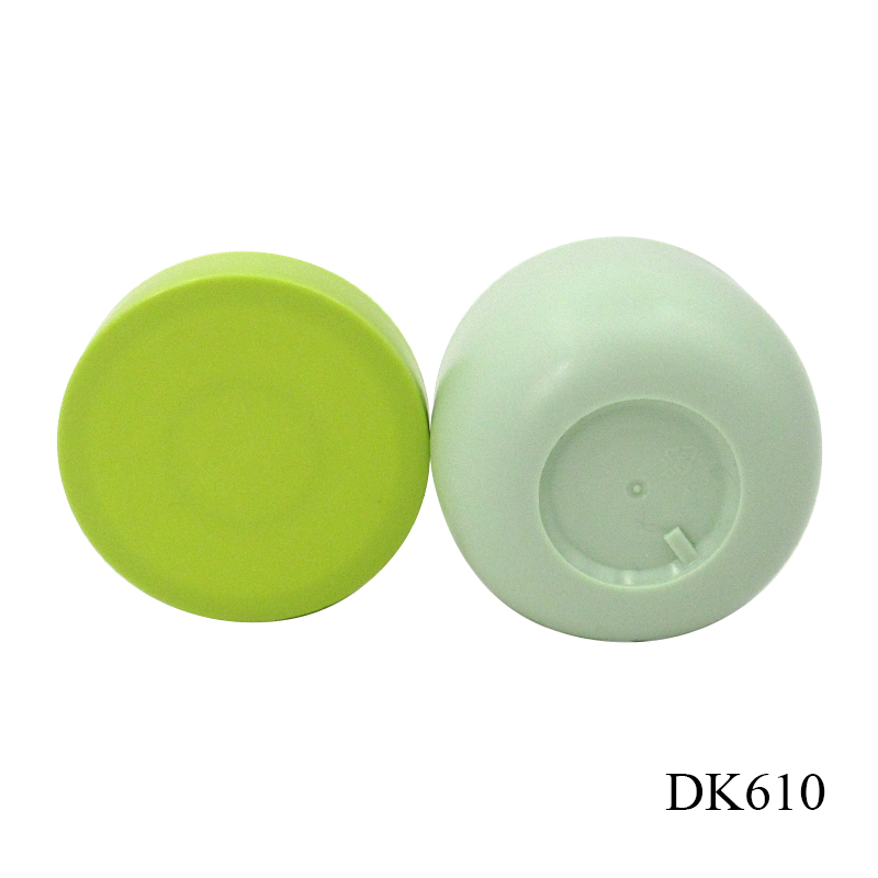 Custom screen printing 50g round PP plastic face cream jar, cosmetic empty jars surface frosted