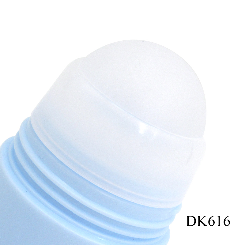 Support custom 50ml empty plastic deodorant ball bottle HDPE blow molding travel perfume container bottle