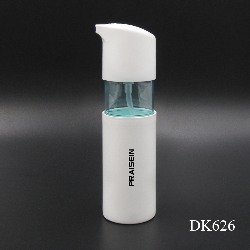 Factory outlet white plastic bottle with pump 100ml empty essence lotion containers custom cosmetic packaging