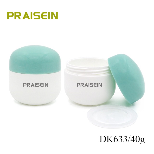 Round PP plastic children face cream jar skin care packaging 40g empty cream container jars factory price