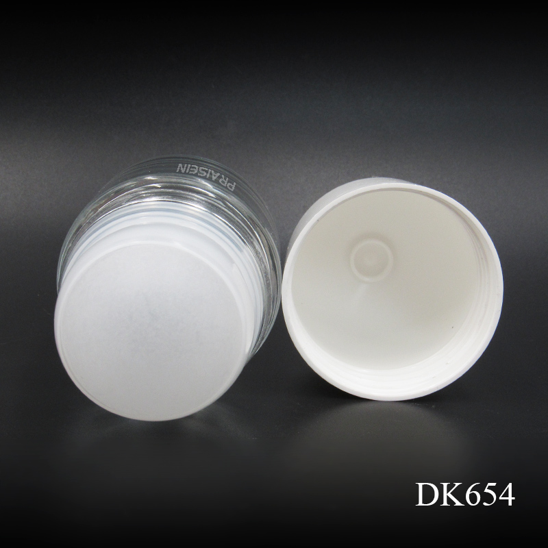 Wholesale transparent 50ml round deodorant roll on bottle essential oil roll on perfume bottle