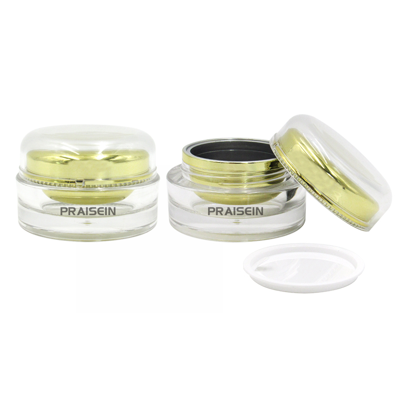 Empty lip film container 15g round plastic eye cream bottle packing empty cosmetic sample jar