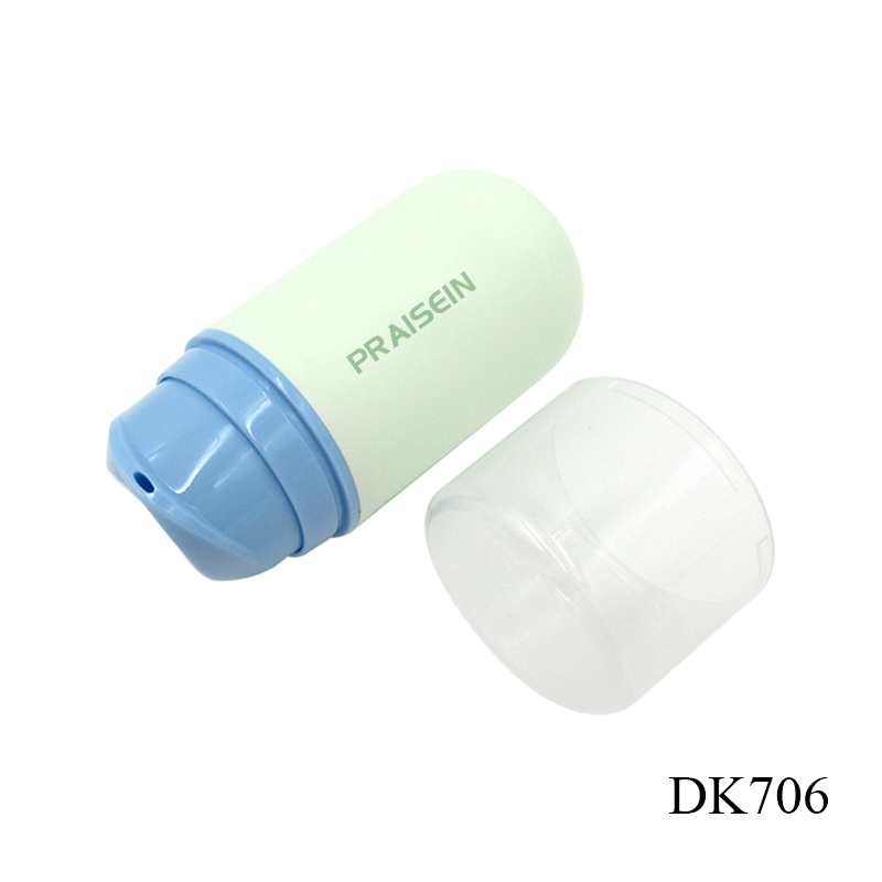 50ml Green airless plastic pump bottle round skin care lotion vacuum bottle baby face cream bottle