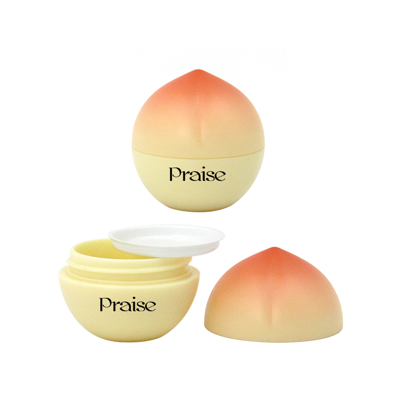 Cute 8g30g fruit shape empty cream container, Plastic hand & face cream bottle jar for child,Portable skin care sample packaging