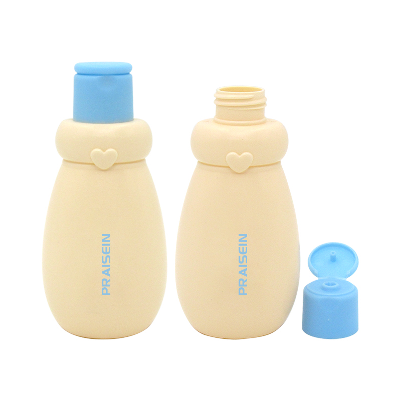 Wholesale HDPE baby shower shampoo packaging bottle plastic pump bottle, 50g empty cosmetic cream jars