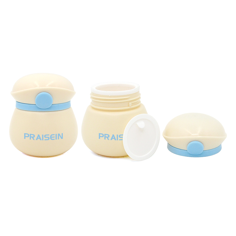 Wholesale HDPE baby shower shampoo packaging bottle plastic pump bottle, 50g empty cosmetic cream jars