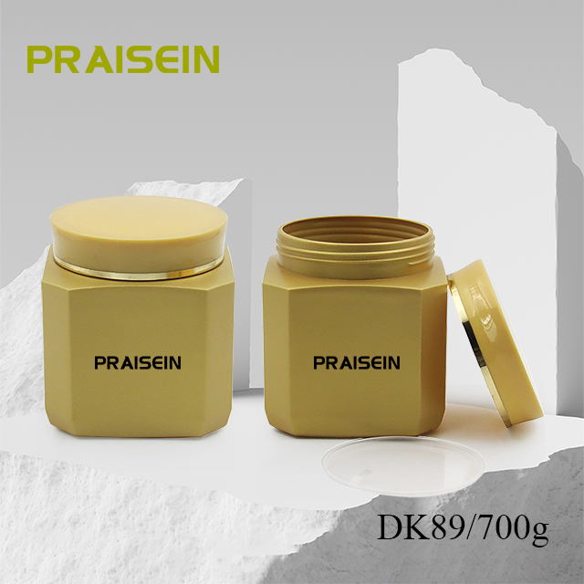 Wholesale Plastic Body cream container High capacity 700g empty Hair spray jar cosmetic packaging