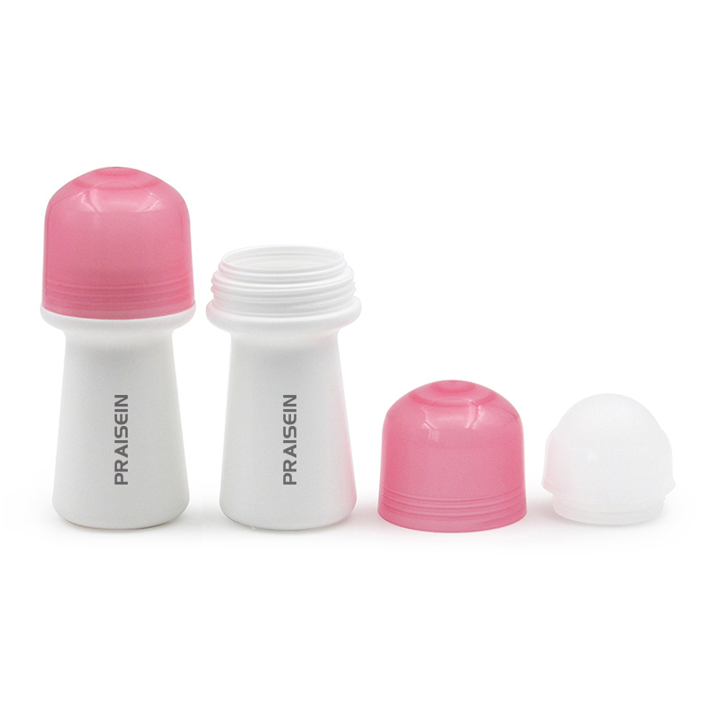 New essential oil perfume container 2oz 50ml 60ml 70ml 90ml 100ml HDPE plastic deodorant roll on bottle