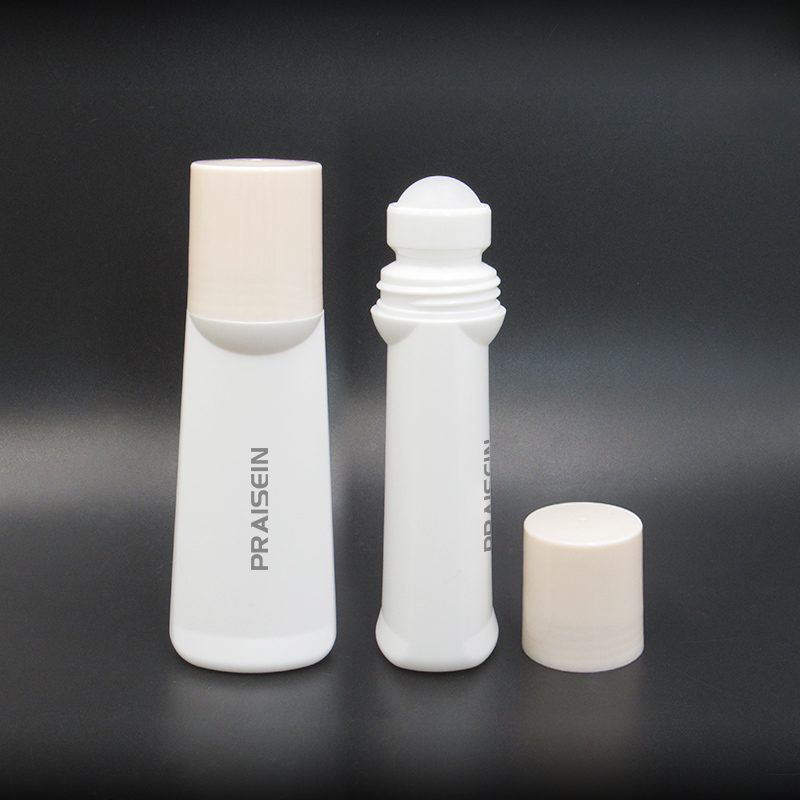 New essential oil perfume container 2oz 50ml 60ml 70ml 90ml 100ml HDPE plastic deodorant roll on bottle