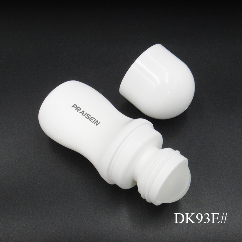 Empty 30ml plastic deodorant cosmetic packaging essential oil roll on bottle with roller ball