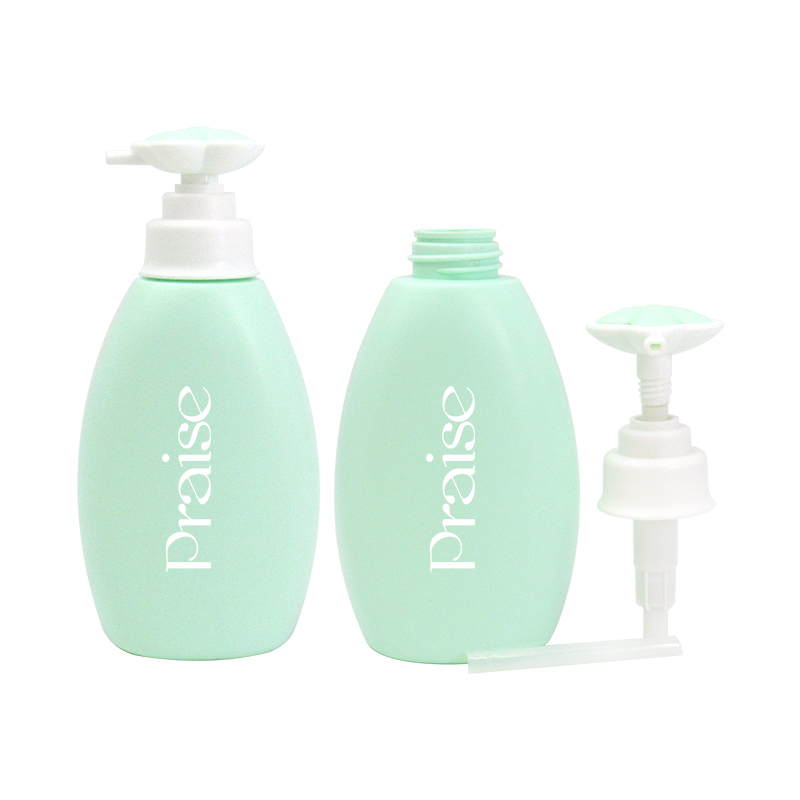 New skin care packaging bottle set sales with plastic pump body lotion bottle, round double wall empty face cream jar