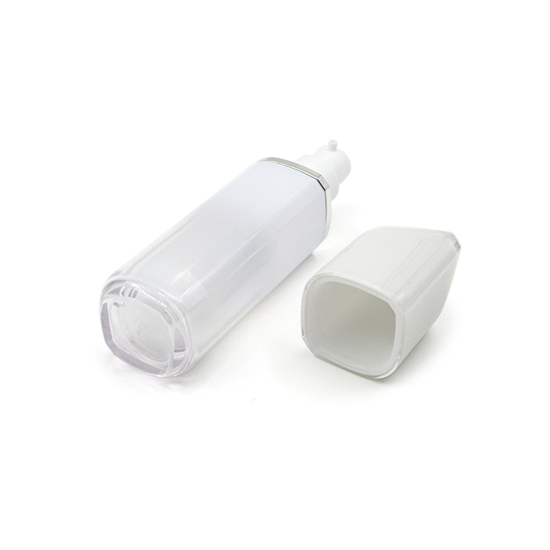 Custom empty pump bottle, 30ml vacuum press type plastic container, suitable for lotion, isolation cream, liquid foundation