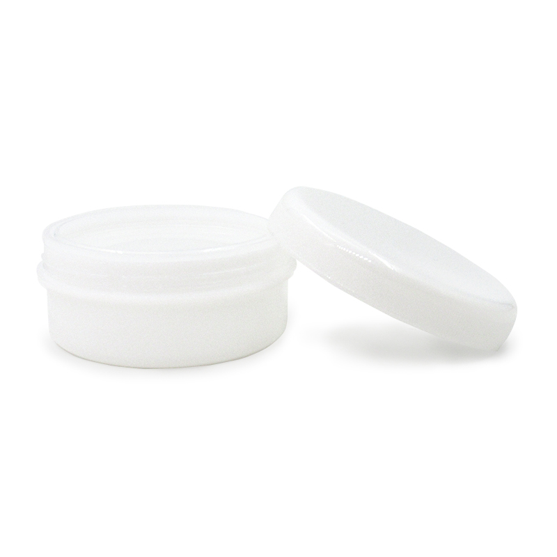 200g white round multipurpose cream container empty eye mask jar plastic skin care packaging Support custom processing