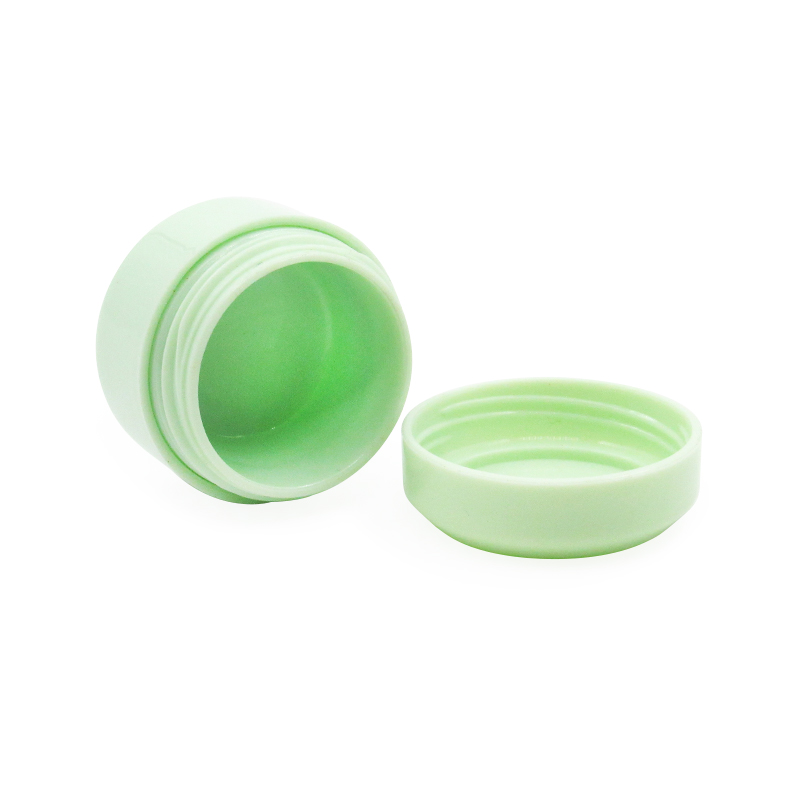 10g portable round cosmetic cream sample empty jar packaging, plastic ointment container with screw cap