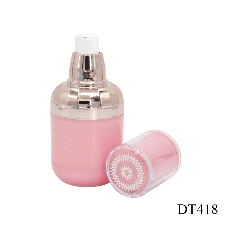 Free sample empty cosmetic packaging 30ml plastic bottle applicable lotion/liquid foundation, custom color