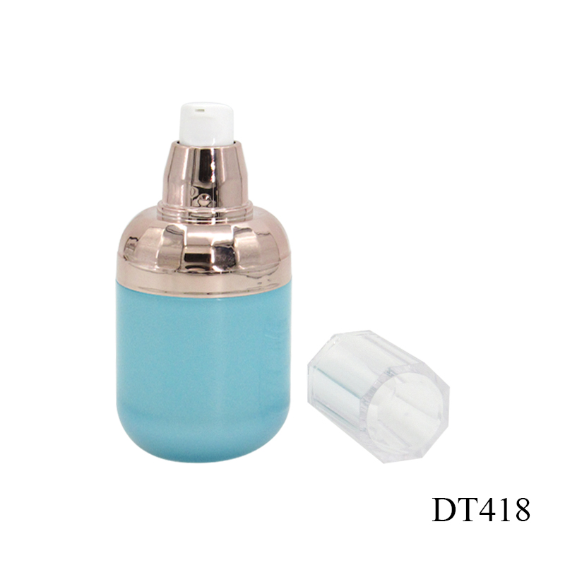 Free sample empty cosmetic packaging 30ml plastic bottle applicable lotion/liquid foundation, custom color