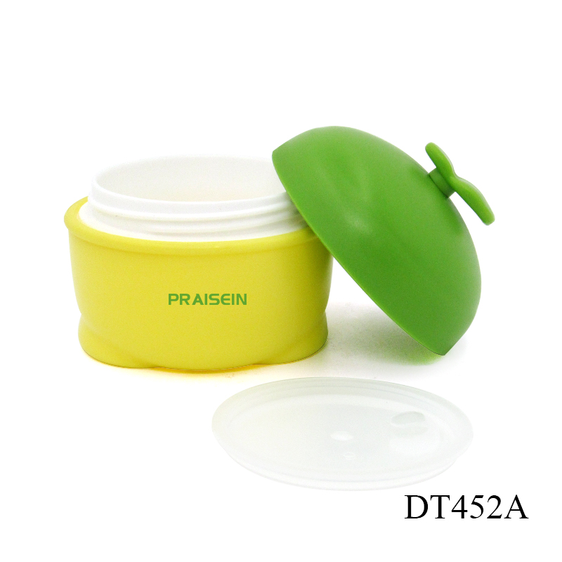 Factory batch custom 30g 50g PP double plastic children's moisturizing cream container empty cosmetic plastic jar for cream