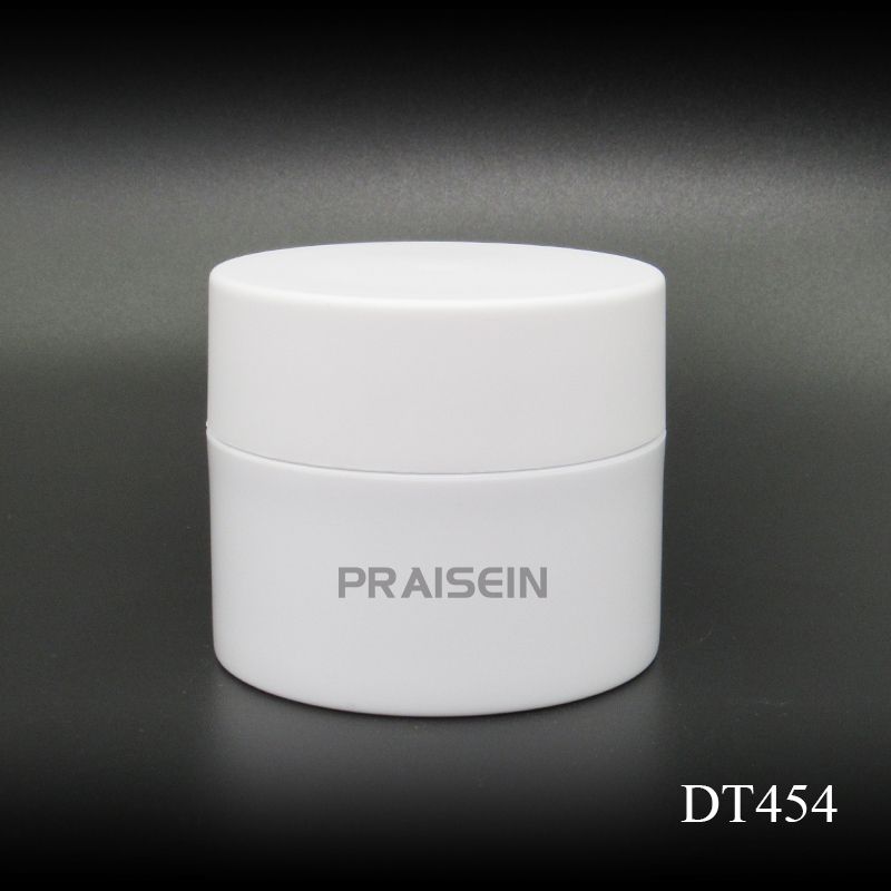 Manufacturer custom plastic jar weight 51g/83g, round white plastic cosmetic jars 50g capacity cream container