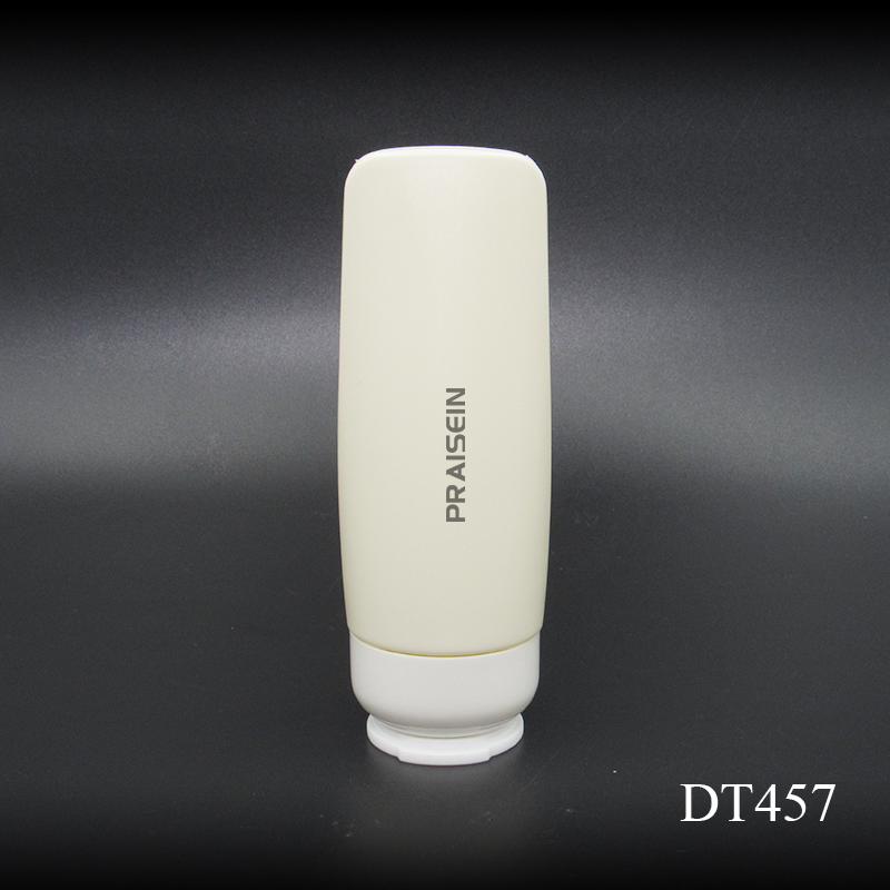 60ml Empty PE plastic clamshell hand cream container cosmetic squeeze sunscreen bottle packaging