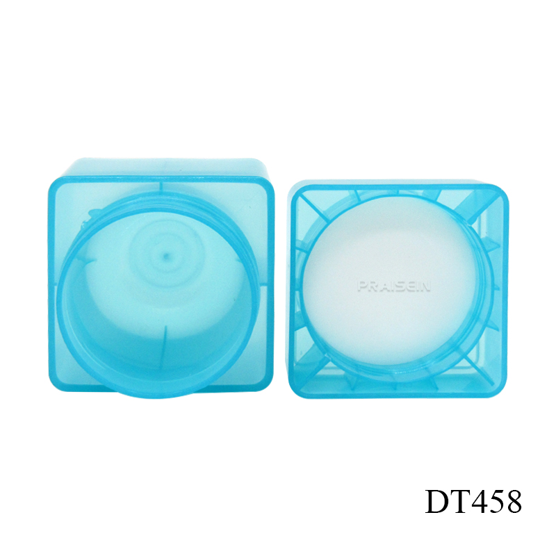 Wholesale custom factory price PP plastic empty cream container square cosmetic jar 2.3oz